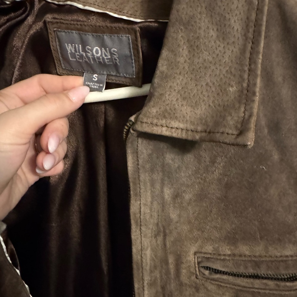 Wilson's Leather Brown Jacket - Picture 3 of 6
